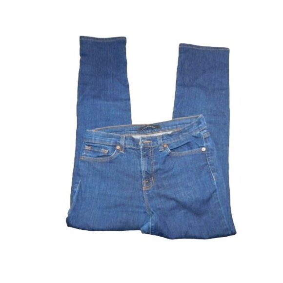 J. Brand Size 28 STRETCH Cigarette Skinny Leg Denim Jeans - Picture 1 of 2